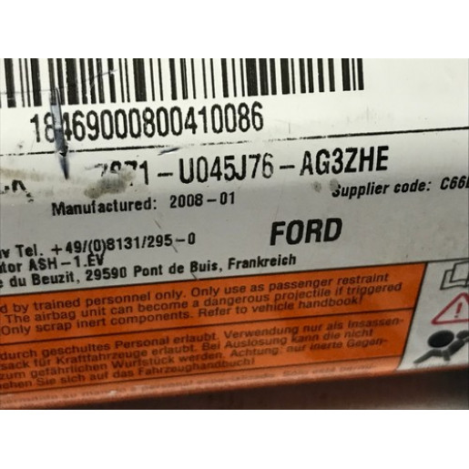 Подушка безпеки водія Ford Mondeo 4 2007-2014 7S71U045J76